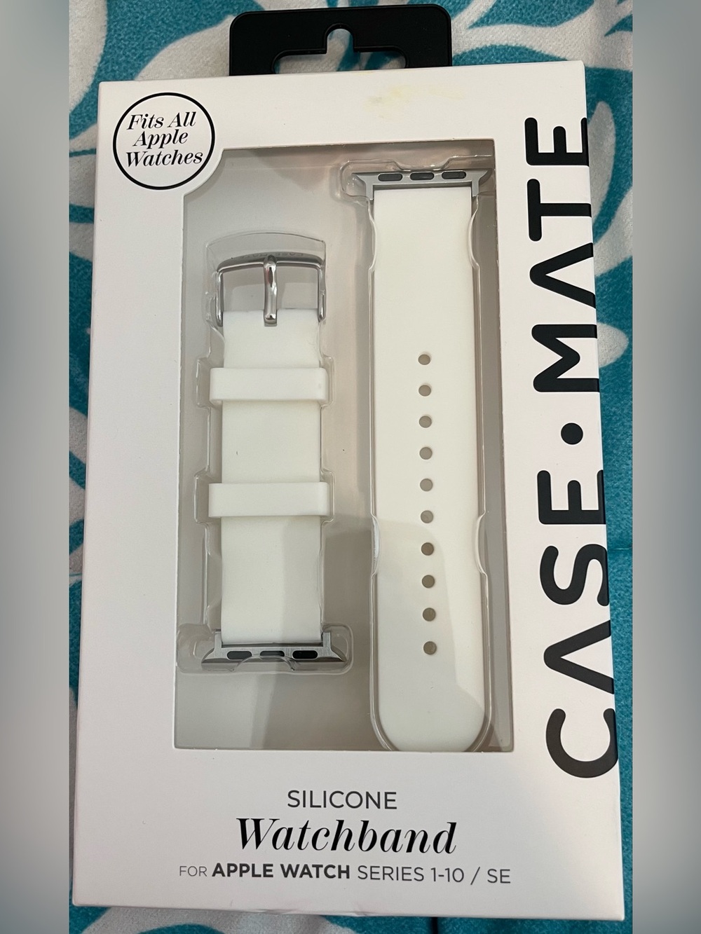 case-mate White Silicone Watch Band for Apple Watch